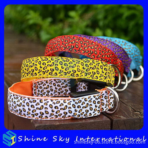 High Quality Hot Sale Flashing Led Sifted Dog Collar